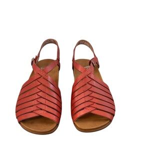 NWT Dansko Jennifer leather sandals in Clay casual comfy size 6.5